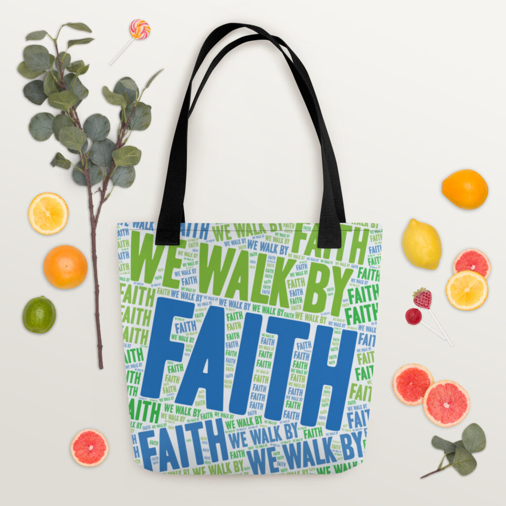 Blue Walk by Faith Tote