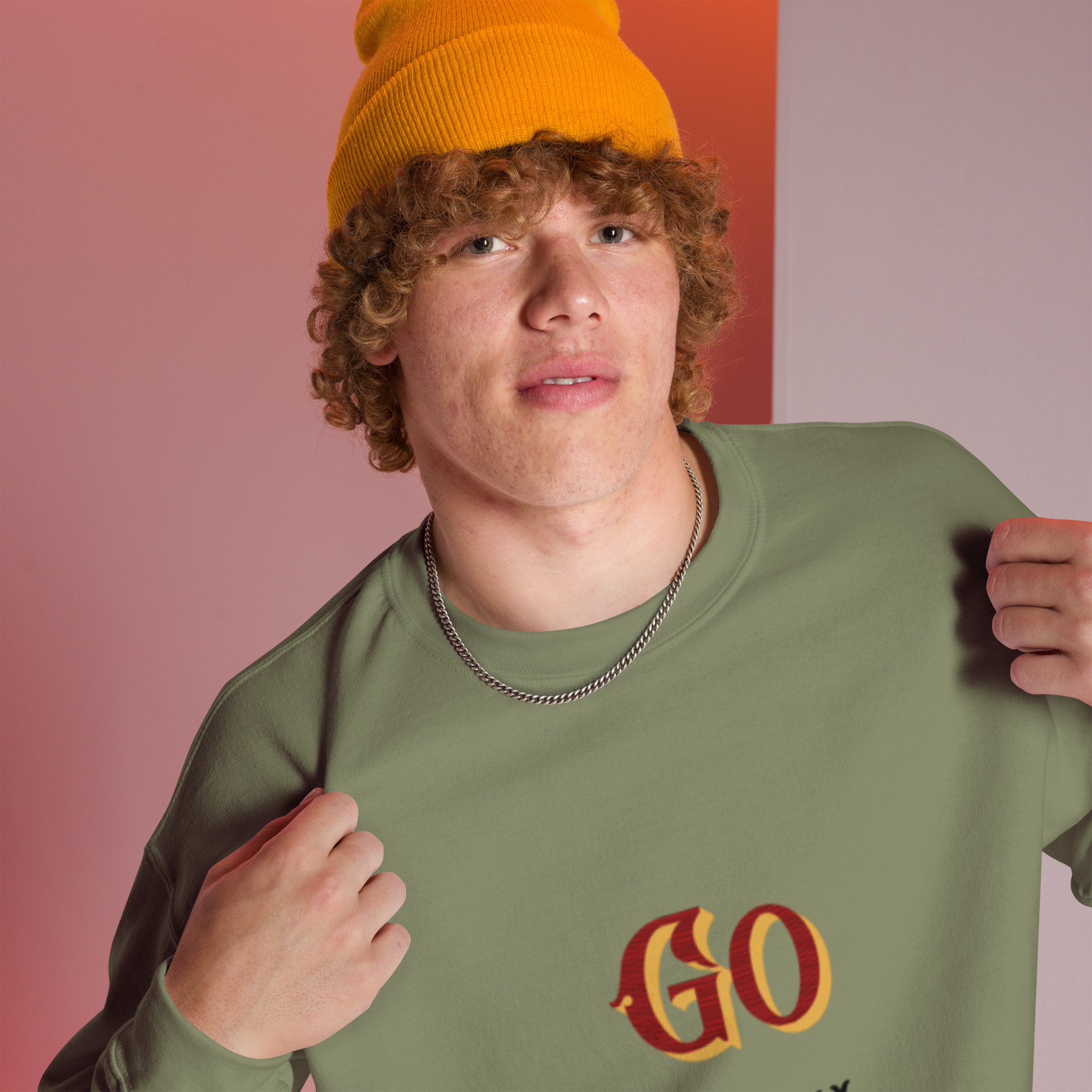 Go with God Unisex Sweatshirt - Image 4