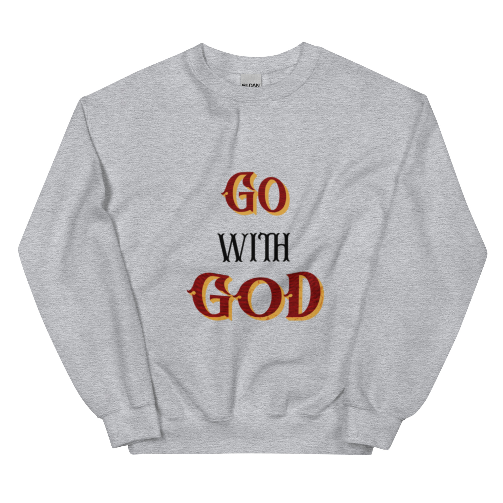 Go with God Unisex Sweatshirt - Image 7