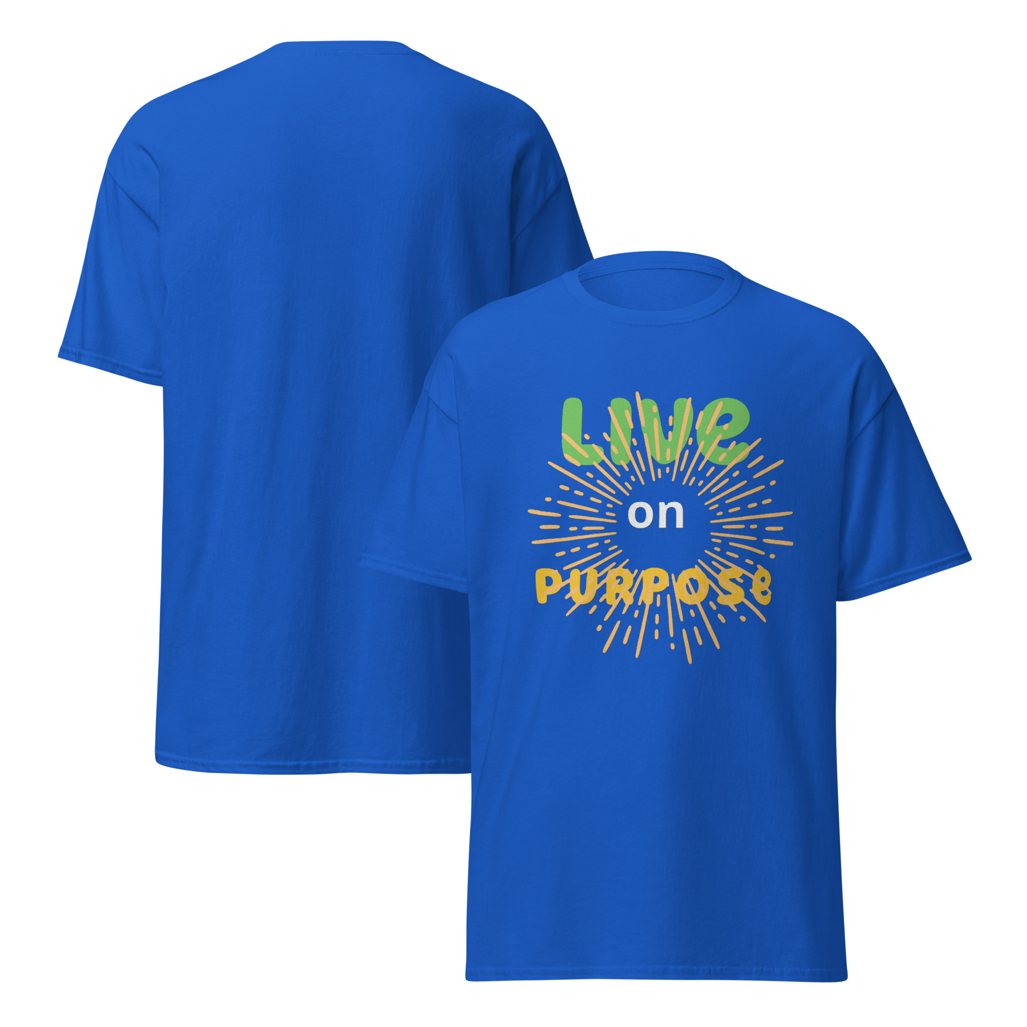 Live on Purpose Unisex classic tee - Image 2