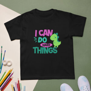 I Can Do Hard Things Youth t-shirt