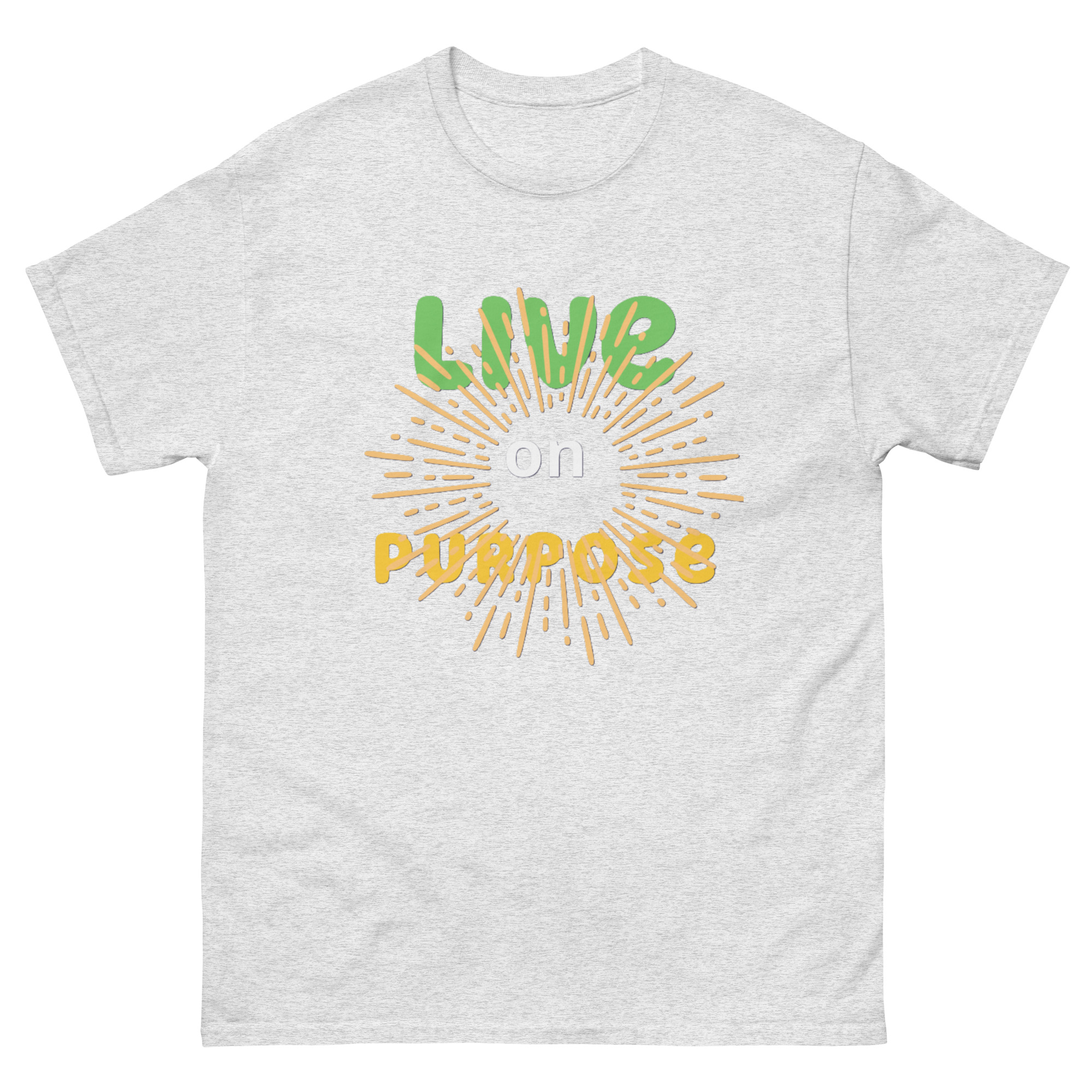 Unisex classic t-shirt "Live on Purpose" - Image 8