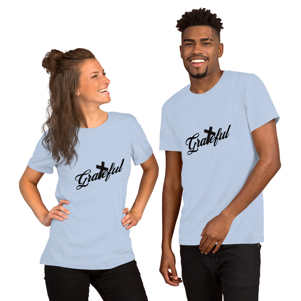 Unisex t-shirt "Grateful" - Image 6