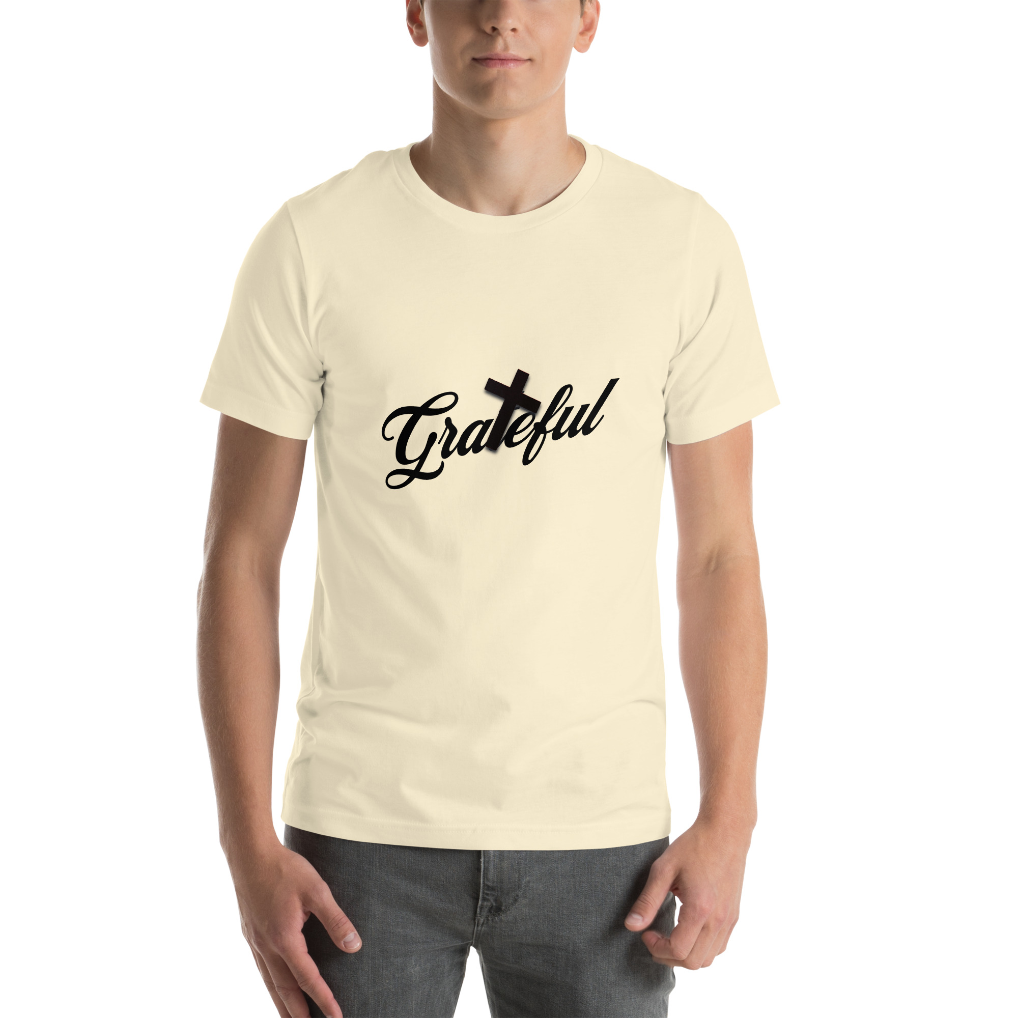 Unisex t-shirt "Grateful" - Image 2
